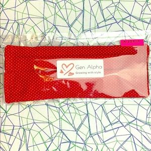 A104 #1 Red with White Polka Dots Face Mask